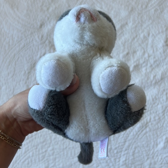 GIFTED Lot Ty Beanies Babies YANG Plush 6" Kitty Cat Kitten Stuffed Animal Gray - Picture 7 of 14